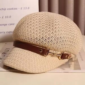 Chic Tan and Brown Women's Hat